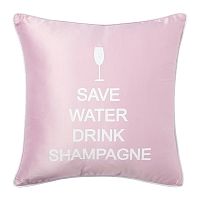 подушка с надписью save water drink shampagne в Вологде