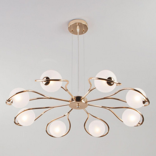 подвесная люстра eurosvet camomile 70089/8 золото в Вологде