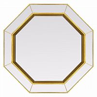 зеркало золотое венецианское восьмиугольное espresso gold в Вологде