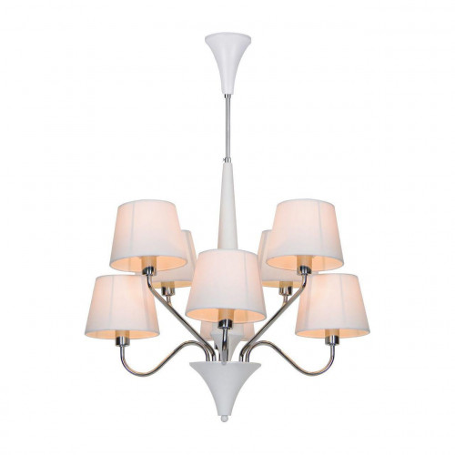подвесная люстра arte lamp a1528lm-8wh белая в Вологде