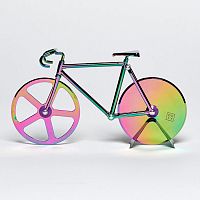 нож для пиццы из нержавеющей стали the fixie, радужный в Вологде