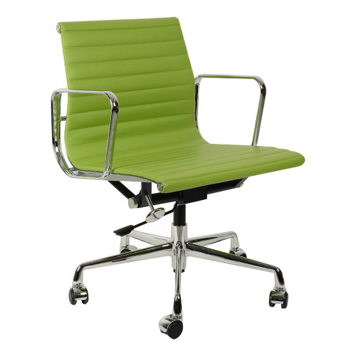 кресло eames style салатовая кожа в Вологде
