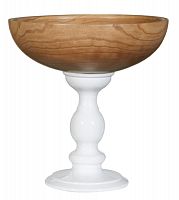 ваза настольная vase wood/hp-white / gb14134 в Вологде