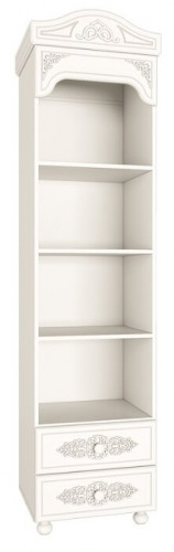 стеллаж compass ассоль ас-43 3 полки 2 ящика, материал: мдф в Вологде