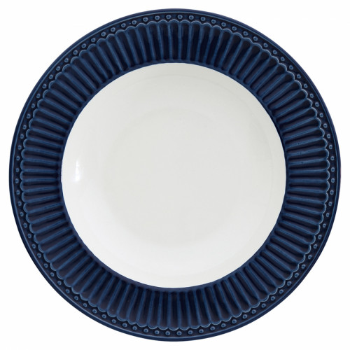 глубокая тарелка alice dark blue в Вологде
