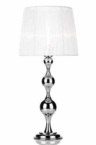 настольная лампа victoria хром белая в Вологде