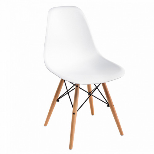 стул деревянный eames pc-015 white в Вологде