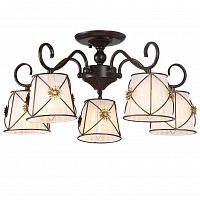 потолочная люстра arte lamp 72 a5495pl-5br в Вологде
