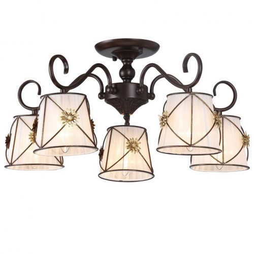 потолочная люстра arte lamp 72 a5495pl-5br в Вологде