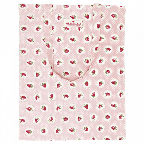 сумка хлопковая strawberry pale pink в Вологде
