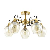 потолочная люстра lumion megan 3777/5c желтая в Вологде