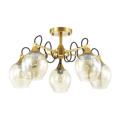 потолочная люстра lumion megan 3777/5c желтая в Вологде