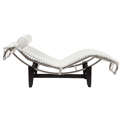 шезлонг chaise longue lc4 белый в Вологде