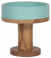 ваза настольная rustic chic bowl blue wood в Вологде