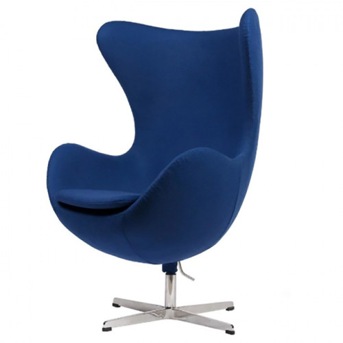 кресло egg cotton синее в Вологде