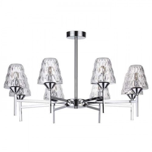 потолочная светодиодная люстра lumion gerana 3598/48cl хром в Вологде