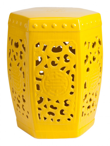 керамический столик-табурет design stool yellow в Вологде