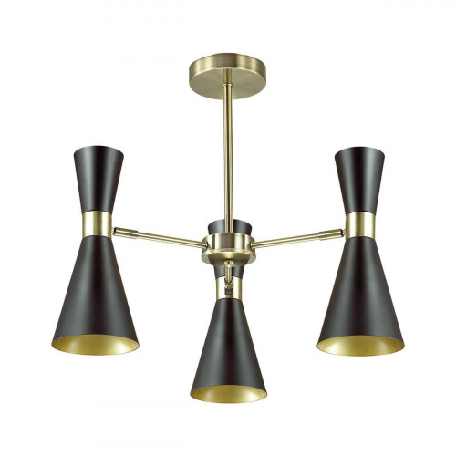 потолочная люстра lumion quinn 3662/3c черная в Вологде