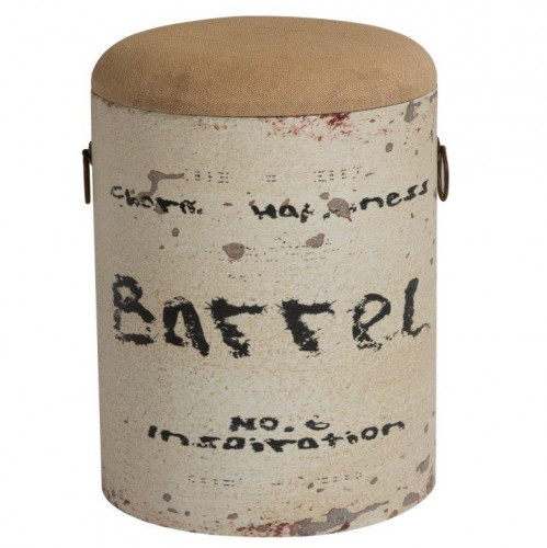 столик-табурет barrel white бежевый в Вологде