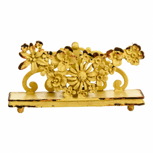 подставка для визиток pewter flower золотой в Вологде