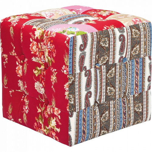 пуф patchwork красный в Вологде