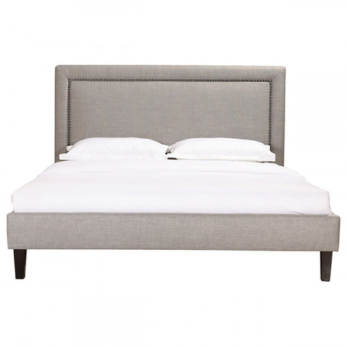 кровать двуспальная 180х200 серая laval upholstered в Вологде