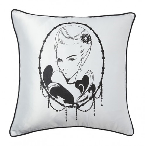 подушка с рисунком intriguer white в Вологде