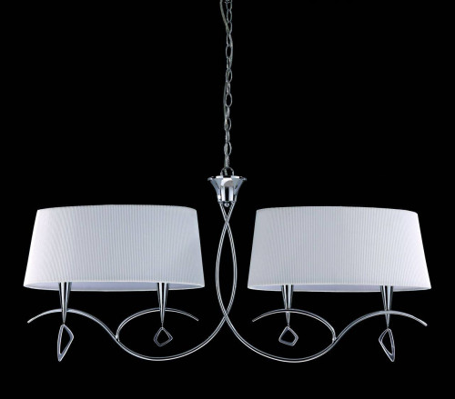 подвесная люстра mantra mara chrome - white 1642 в Вологде
