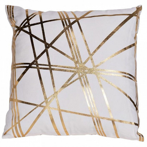 подушка квадратная золотые линии в Вологде