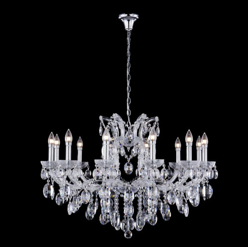 подвесная люстра crystal lux hollywood sp12 chrome в Вологде