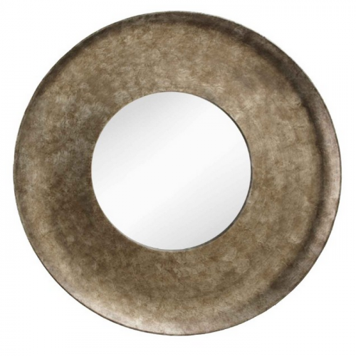 зеркало круглое большое состаренное в широкой раме farran antique в Вологде