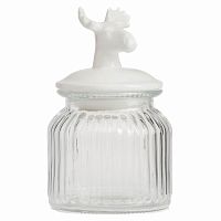 декоративная банка с крышкой deer маленькая в Вологде