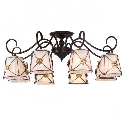 потолочная люстра arte lamp 72 a5495pl-8br в Вологде