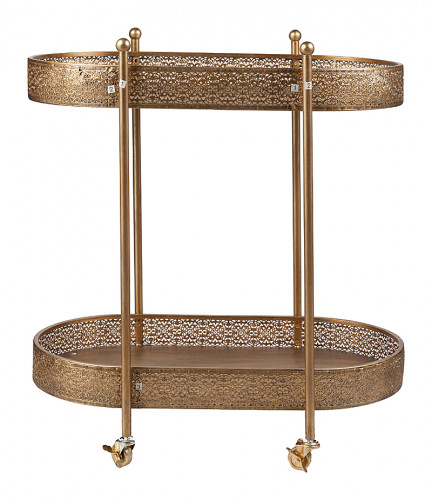 сервировочный столик cleo золотой в Вологде
