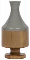 ваза настольная rustic chic grey wood в Вологде