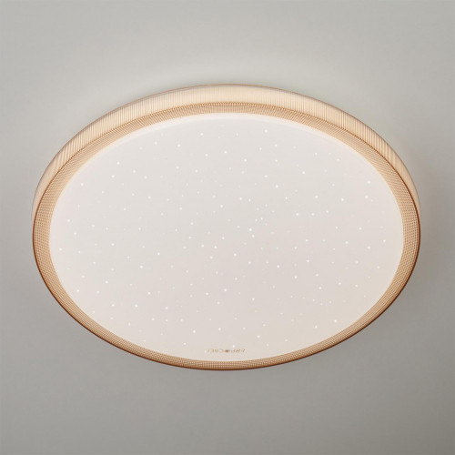 потолочный светодиодный светильник eurosvet sandy 40014/1 led кофе в Вологде