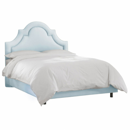 кровать двуспальная 180х200 голубая kennedy french blue в Вологде
