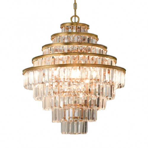 люстра alaine 80 латунь, прозрачное стекло латунь, прозрачная в Вологде