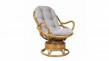 кресло-качалка swivel rocker коричневый в Вологде