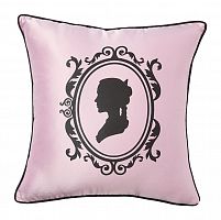подушка с изображением женского силуэта ladies' profile pink в Вологде