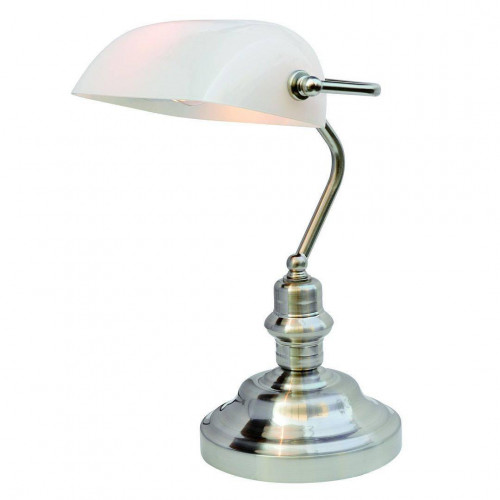 настольная лампа arte lamp banker a2491lt-1ss в Вологде