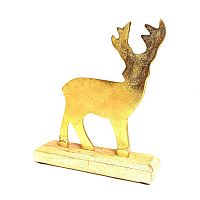 украшение декоративное golden raindeer, 22х18х5 см в Вологде
