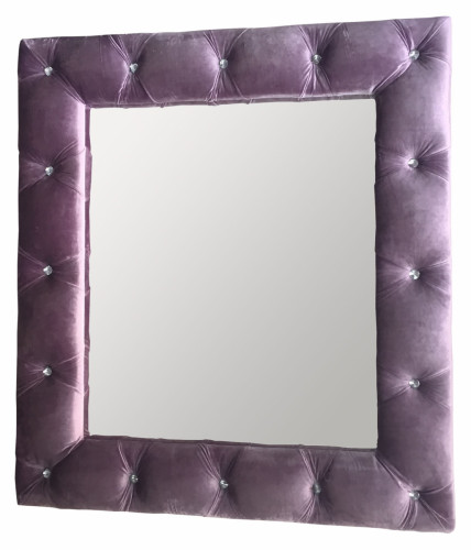 зеркало настенное квадратное с каретной стяжкой голливуд в Вологде