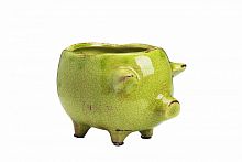 цветочный горшок pig planter зеленый в Вологде