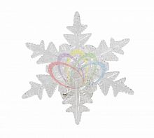 фигура светодиодная на присоске снежинка морозко, rgb в Вологде