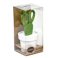 ножницы cactus с держателем, белые с зеленым в Вологде