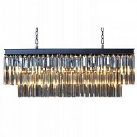 люстра odeon l80 black&glass черная, прозрачное в Вологде