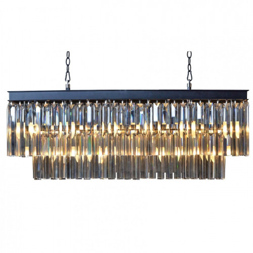 люстра odeon l80 black&glass черная, прозрачное в Вологде