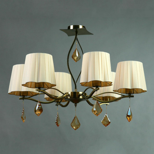 подвесная люстра brizzi bx03203/6 bronze cream в Вологде