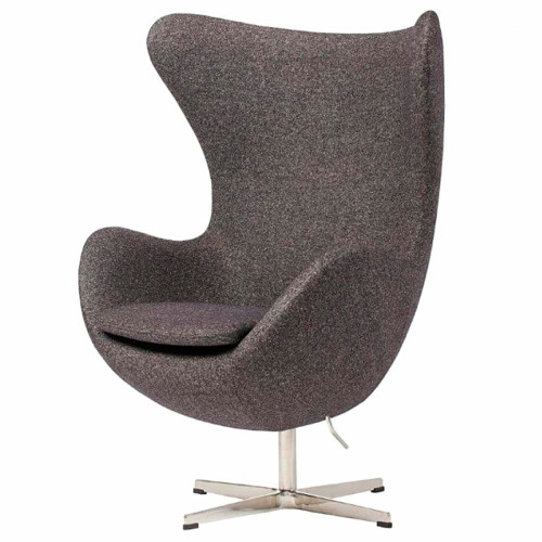 кресло egg chair серое в Вологде